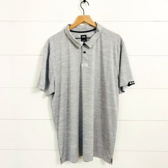 Oakley Gravity Pro Black Out Performance Regular Fit Golf Polo Shirt, Size 3XL - Picture 2 of 9